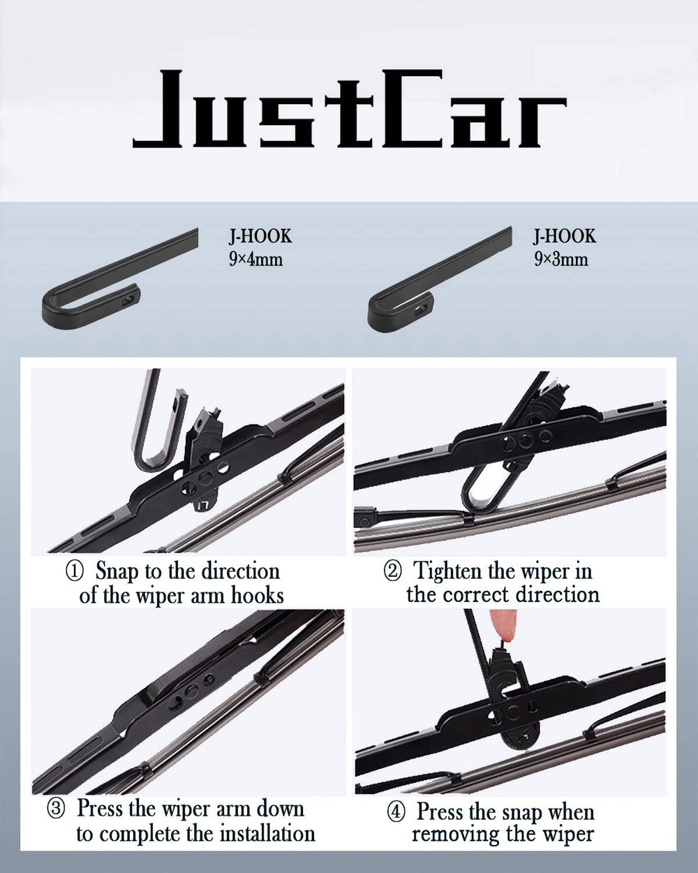JustCar installation-instructions help a quick, accurate fit.