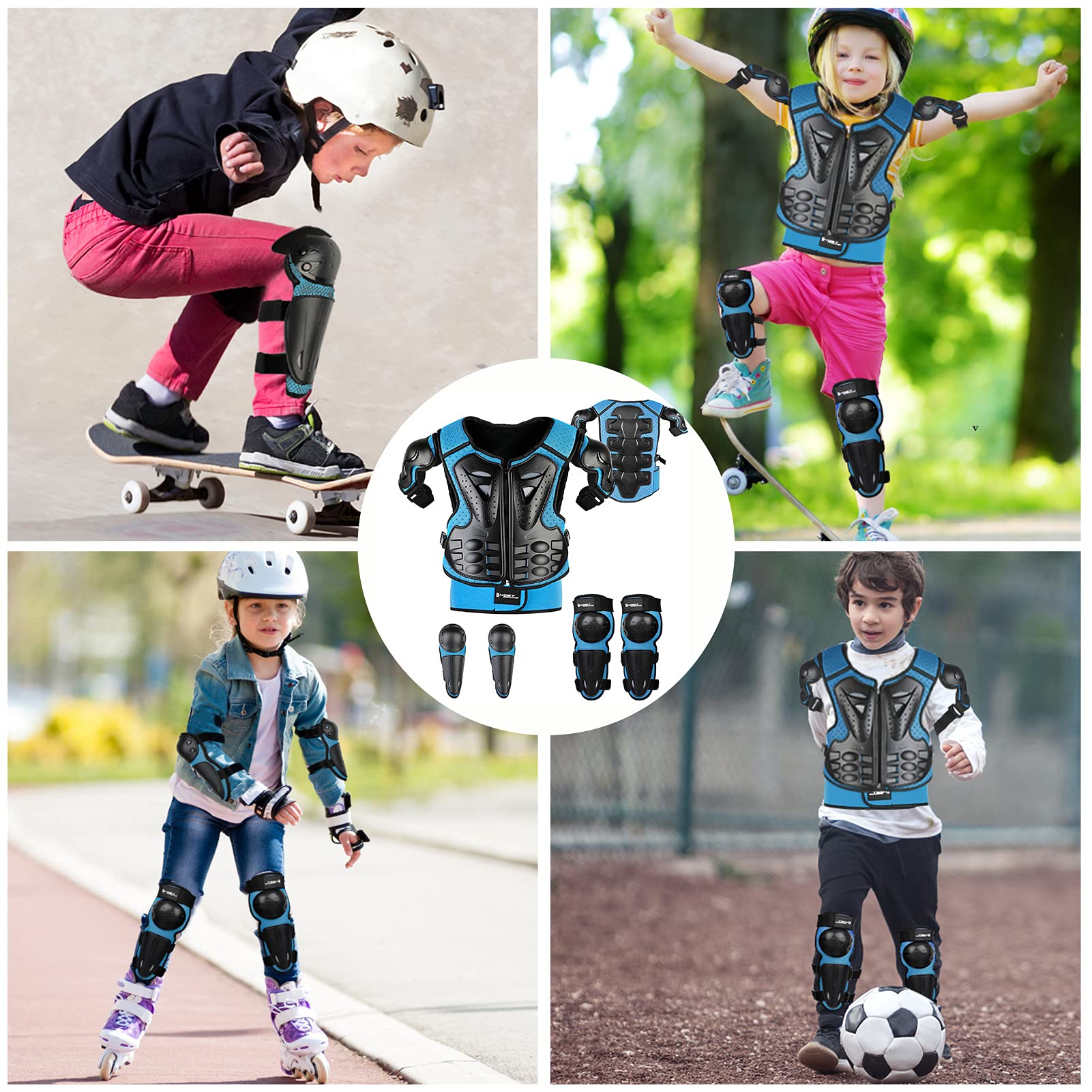 JUSTDOLIFE youth armor set enables confident rides for kids.