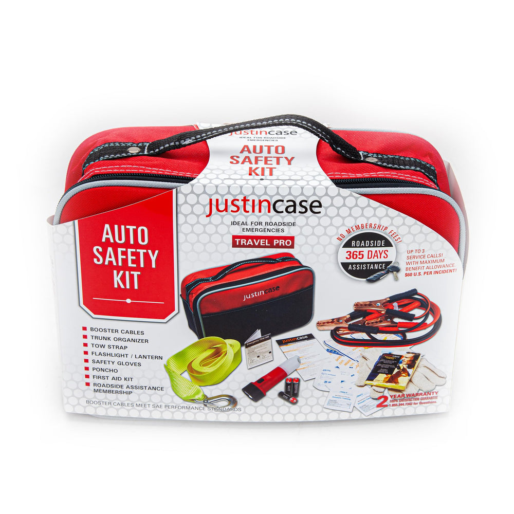 Justin Case Travel Pro tow strap in use for safe vehicle recovery