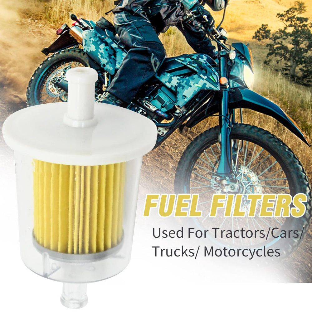 JUUDDENPARTS five-pack fuel filters for multiple machines and projects.