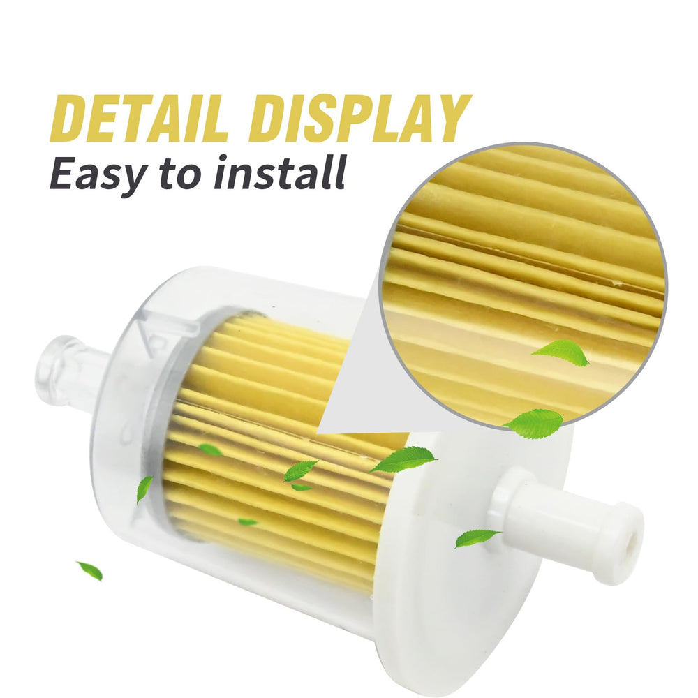 JUUDDENPARTS 9.3 mm inlet/outlet compatible with common fuel lines and setups.