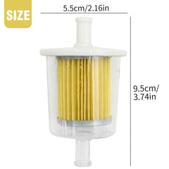 JUUDDENPARTS fuel filter transparent shell highlights filtration visibility and condition.