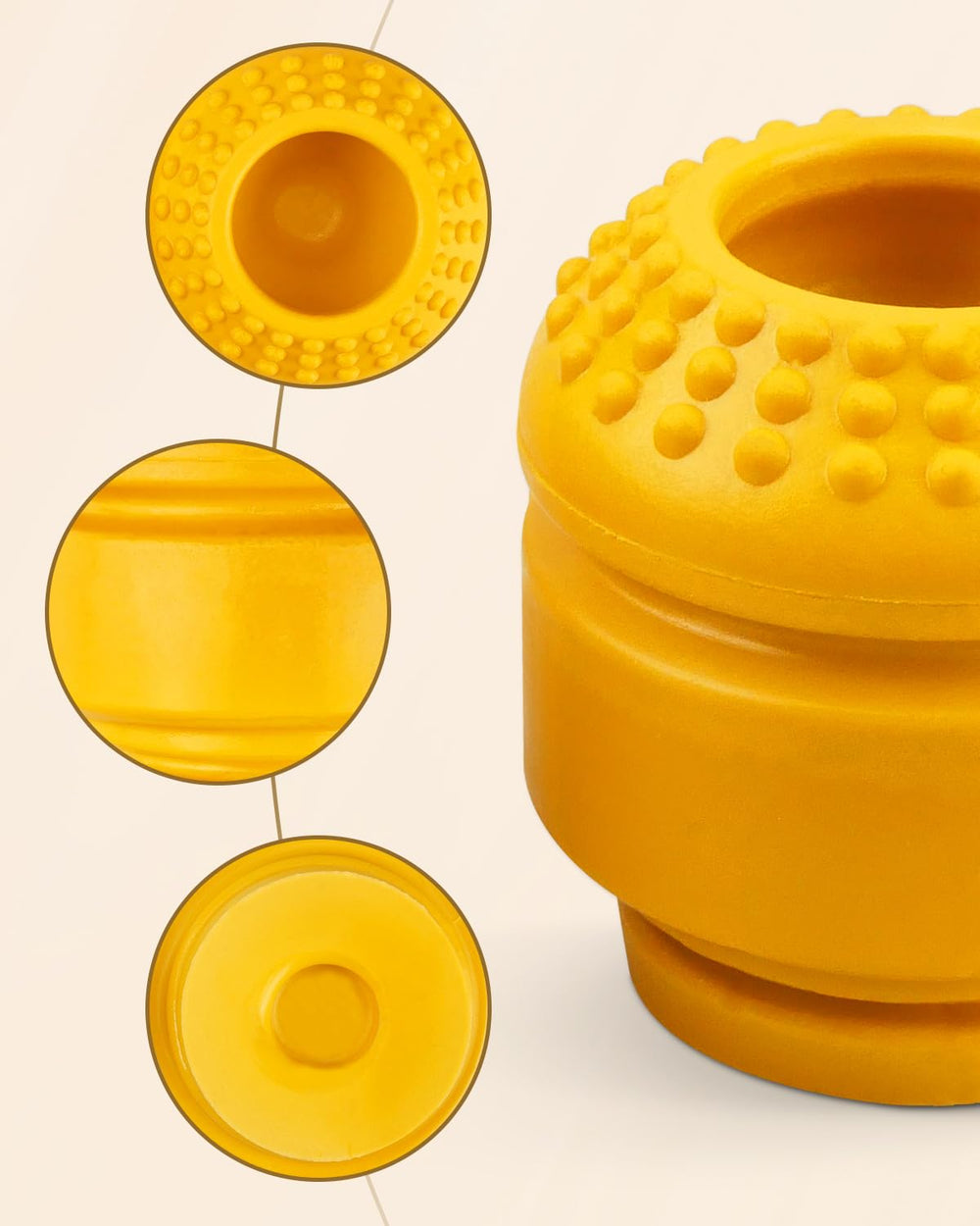 JUWEVAZU rugged bumper design provides anti-bottoming protection