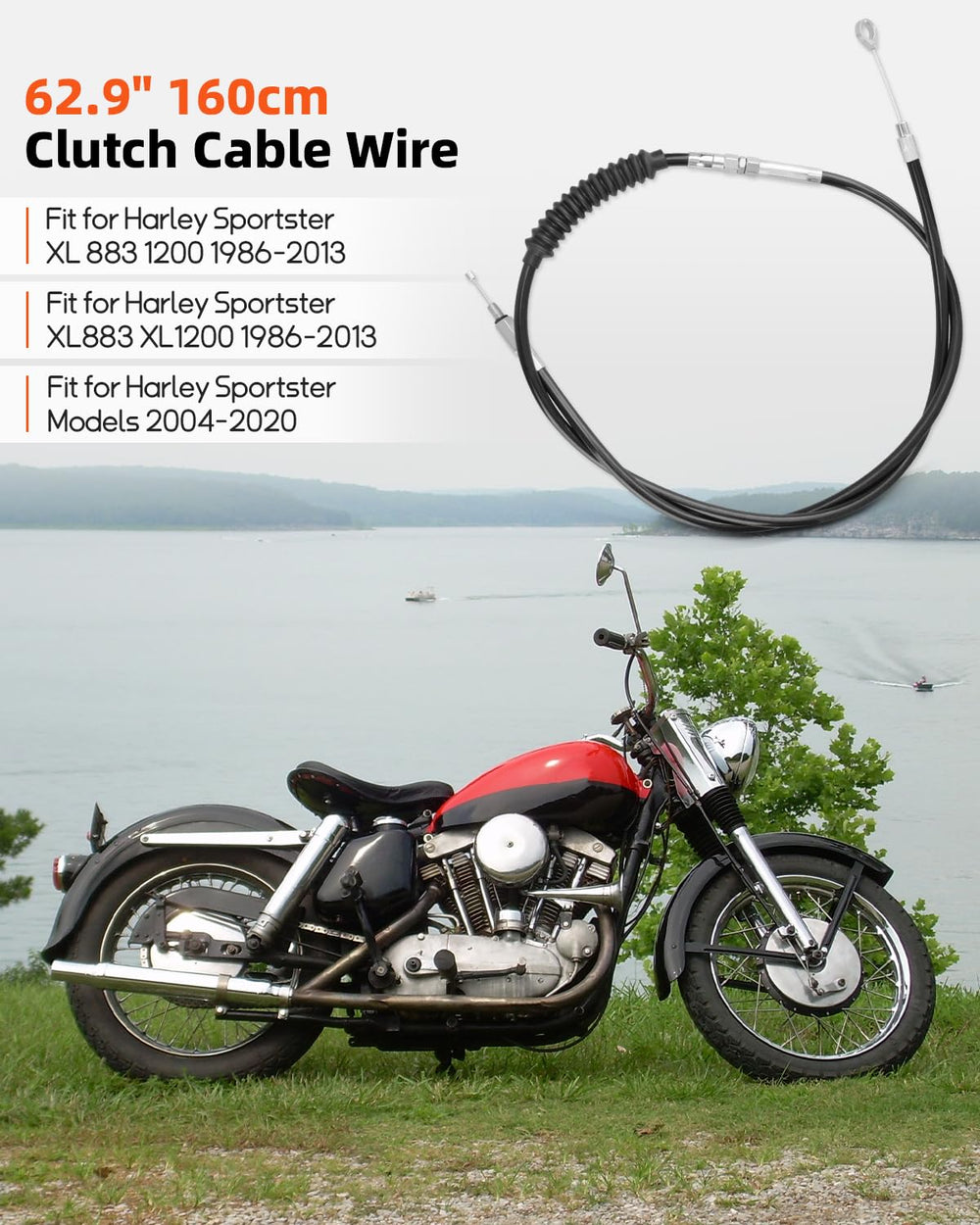 JUWEVAZU braided-inner-wire clutch cable for durable performance