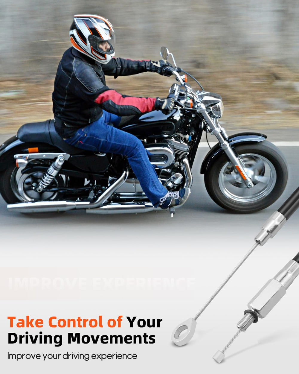JUWEVAZU easy-install clutch cable for quick replacement