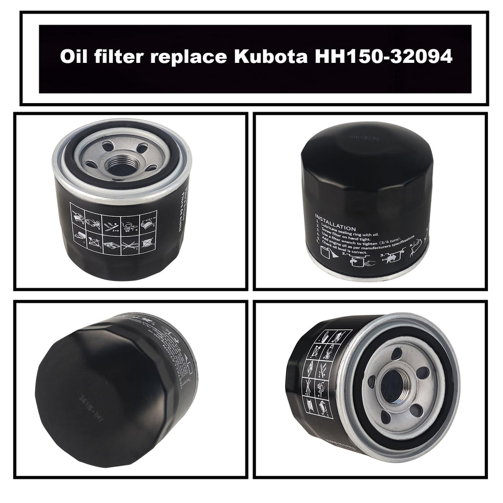 Jvfnxpm HH150-32094 oil filter packaging closeup with high-quality construction.