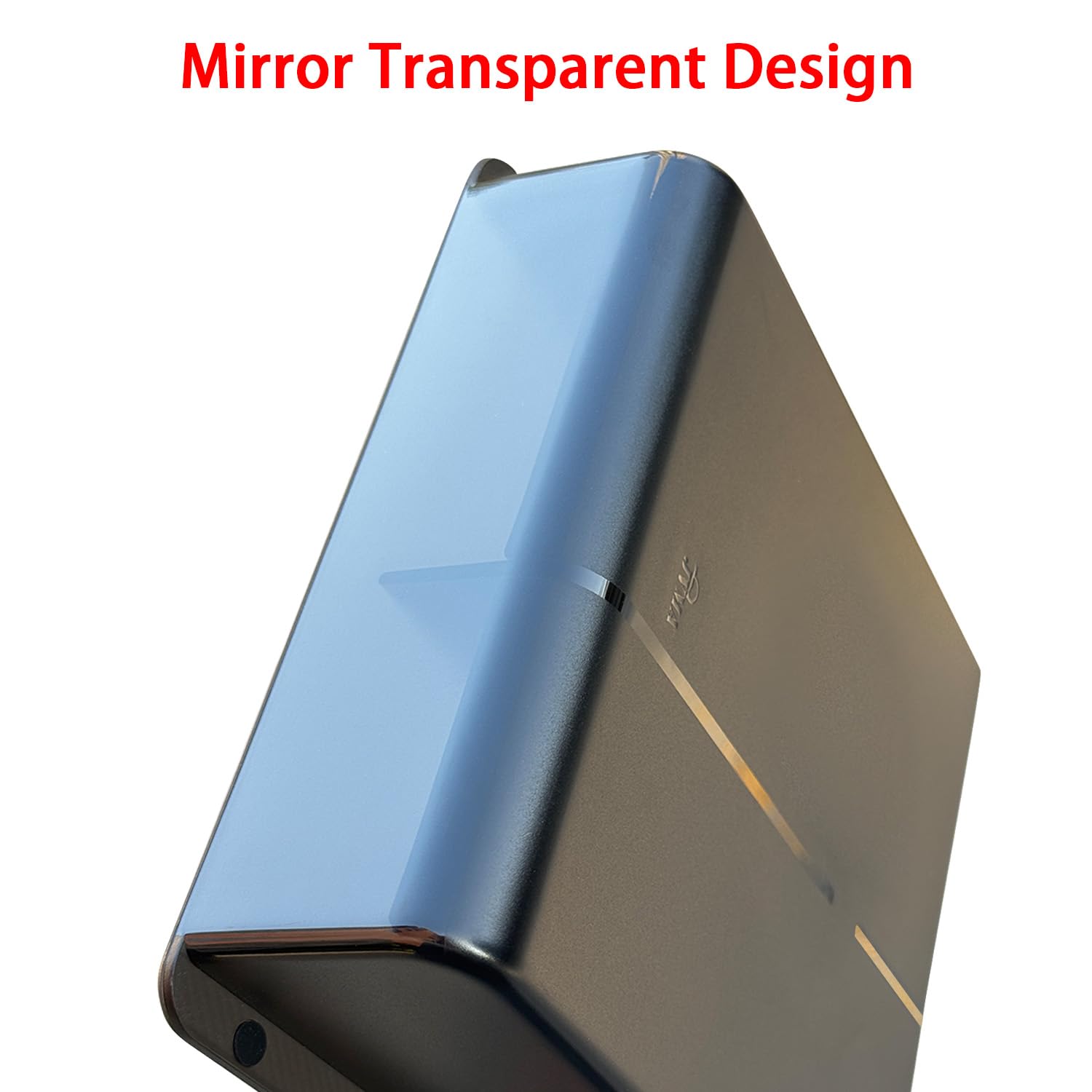 JVMA backlit side panel enhances visibility for quick access.