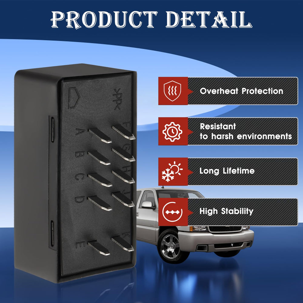 Durable PP plastic housing ensures long-lasting performance