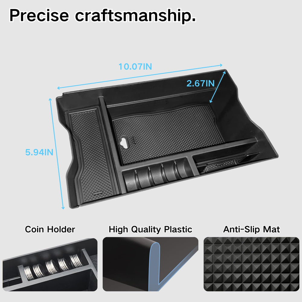 JWSIROU durable black tray blends with OEM aesthetics for tidy Rav4 cabins