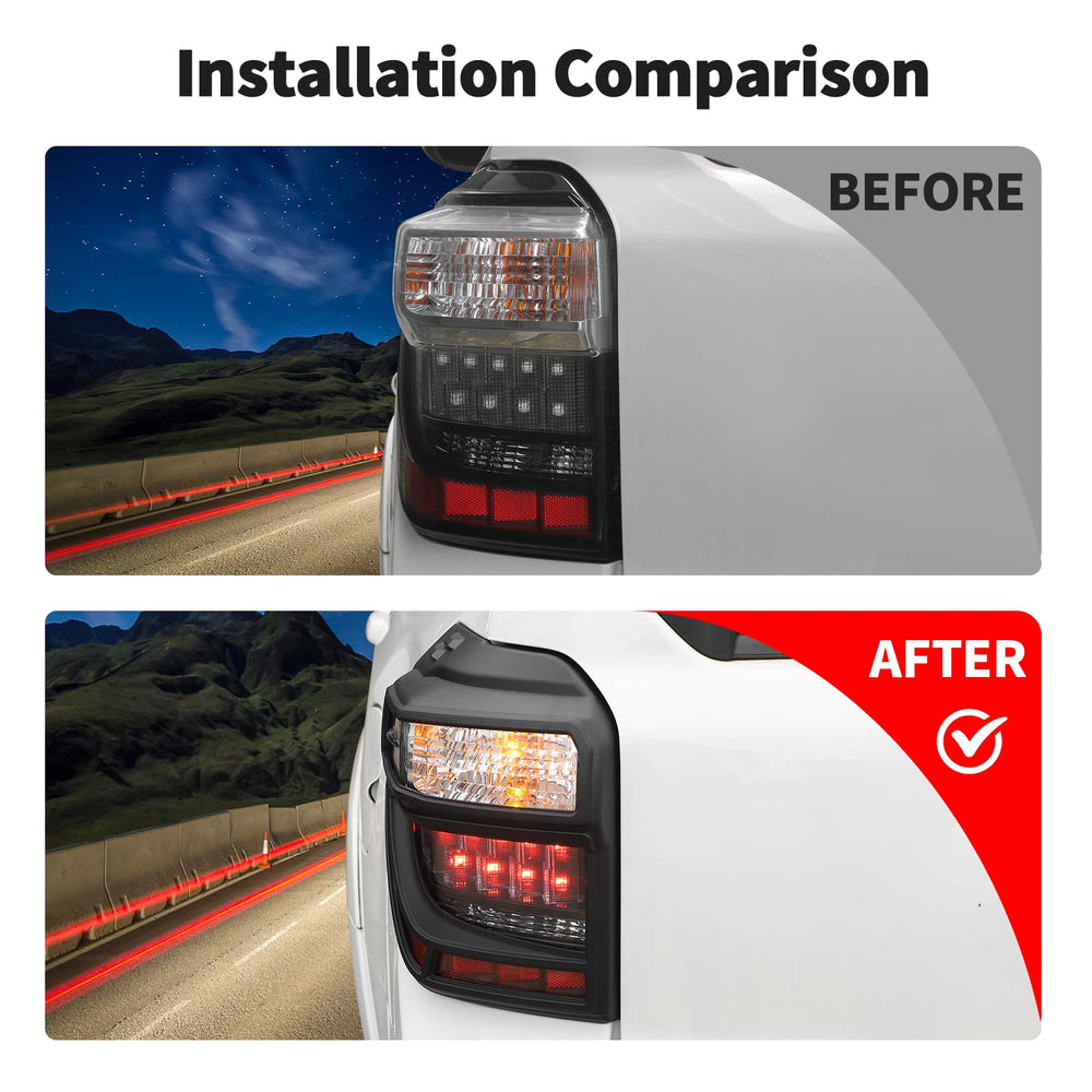 JWWY rear light guard in black enhances exterior and guards against debris