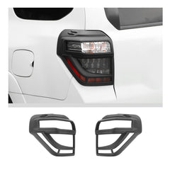 JWWY tail light cover for Toyota 4Runner protects rear lights with a black finish