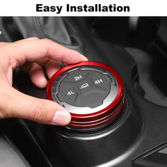 JWWY trailer gear knob cover red protects buttons during rugged use