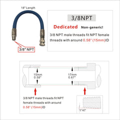 JXHONG high-temperature hose withstands up to 320°F for tough automotive draining
