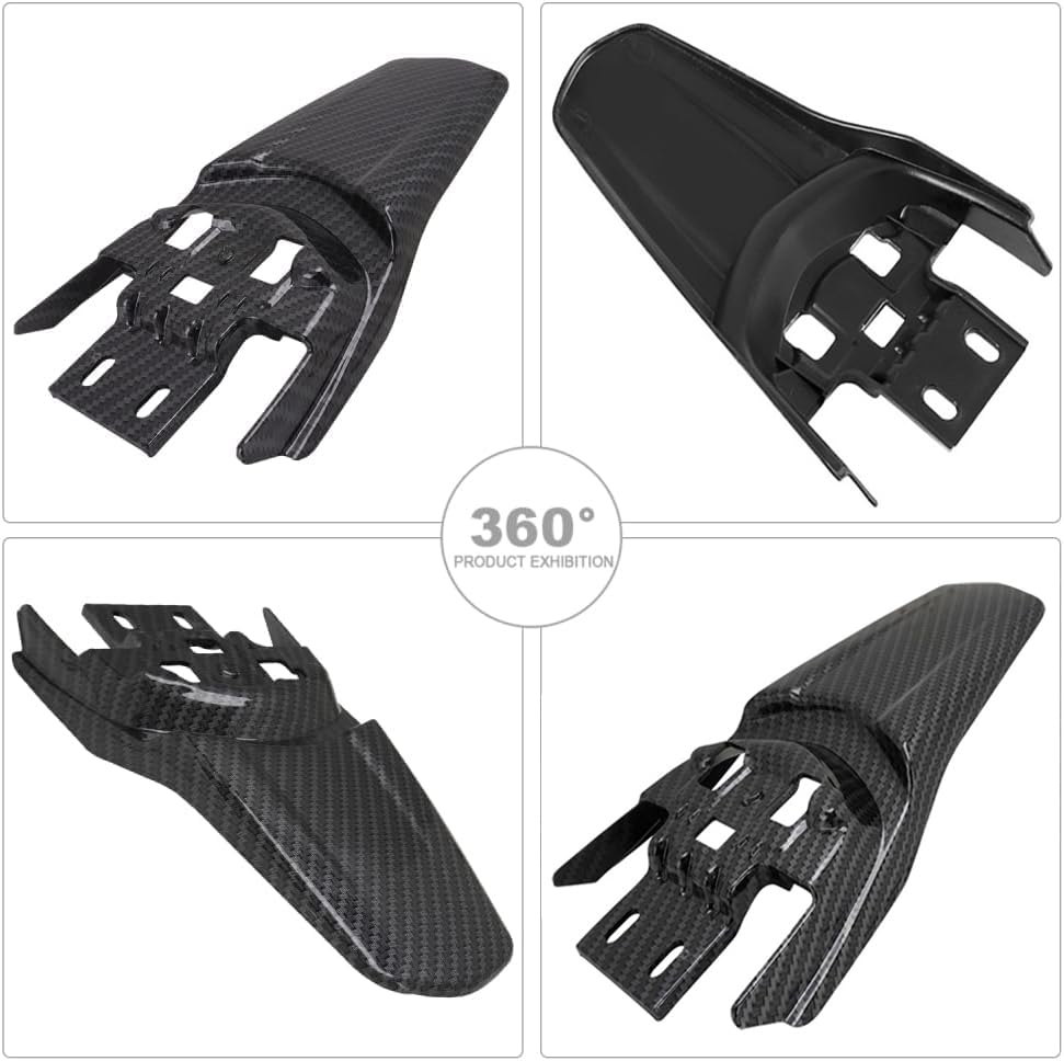 JXMOTONG rear fender smooth surface resists dirt and easy to clean