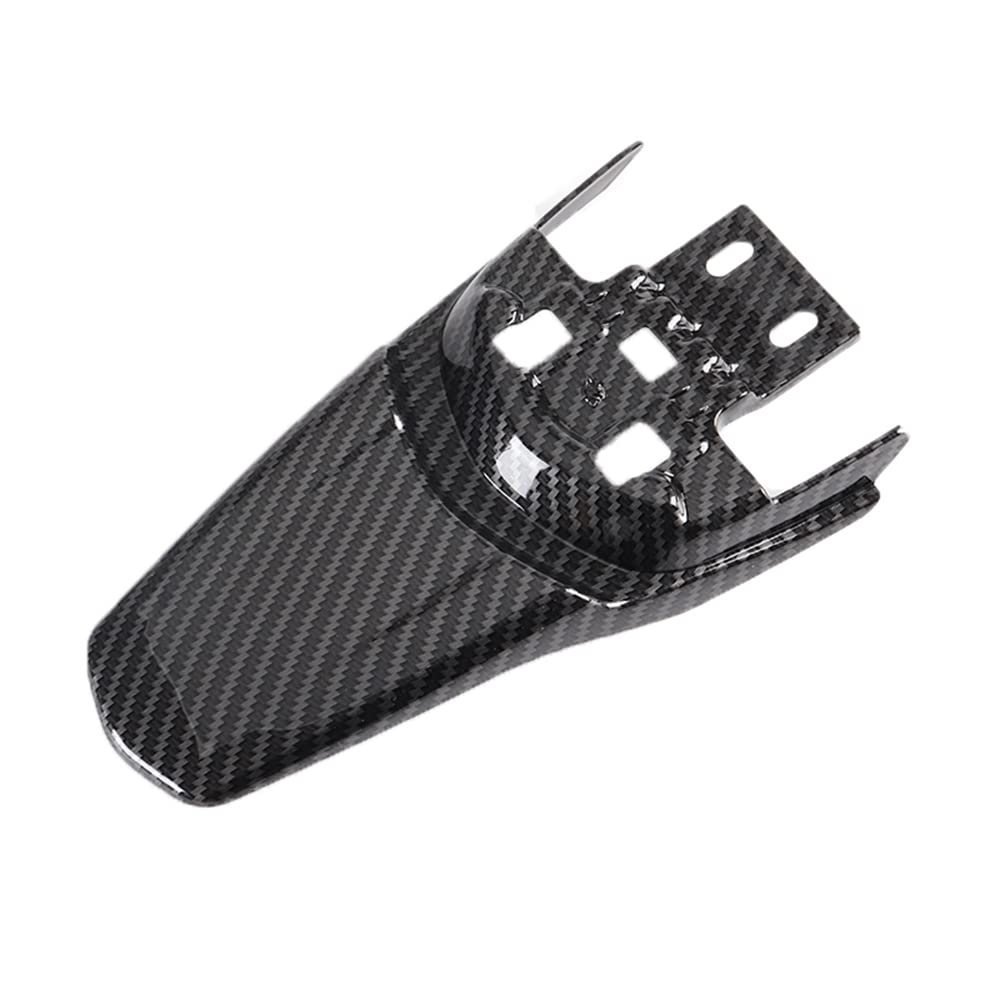 JXMOTONG imitation carbon fiber rear fender mud guard close up for durable mud protection