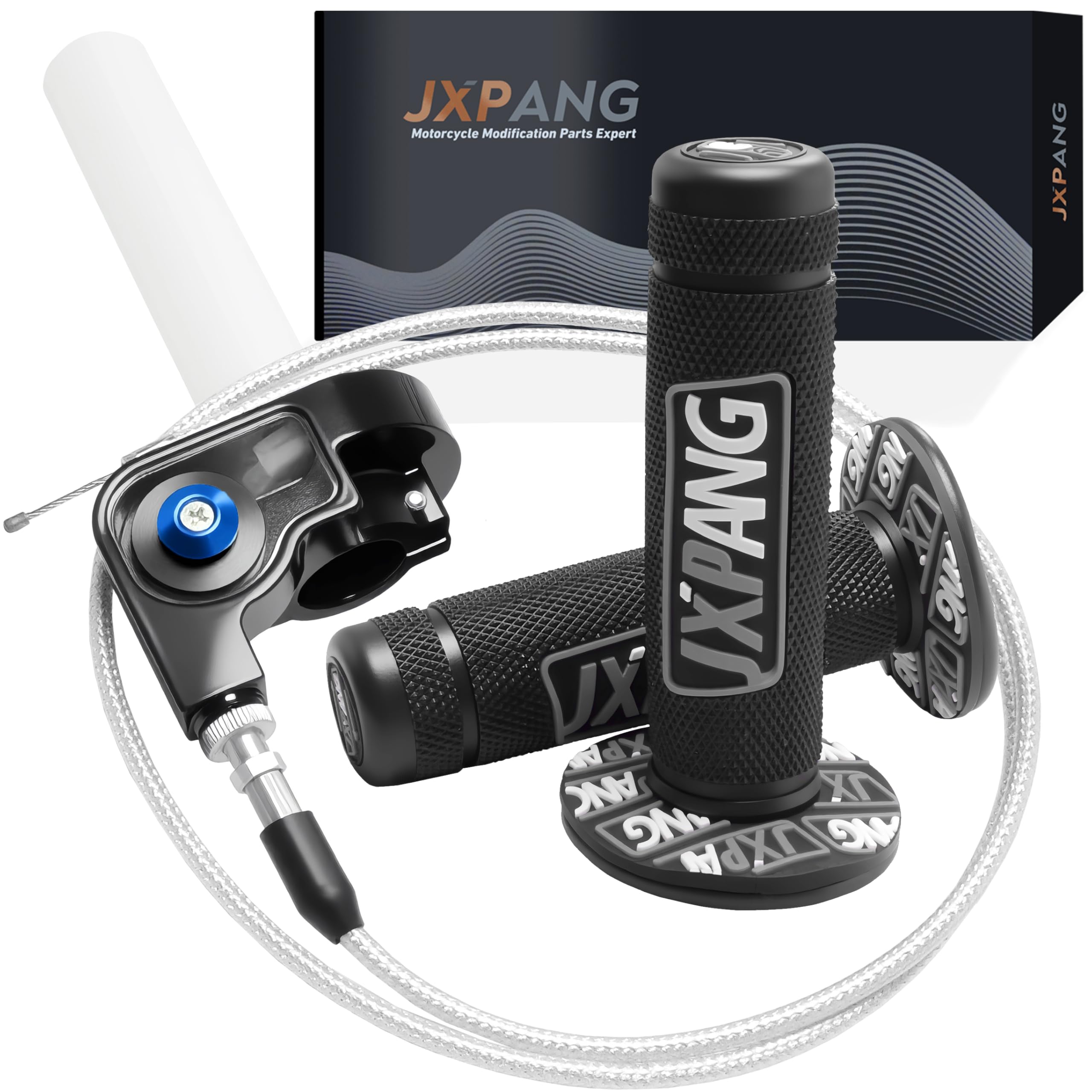 JXPANG 22mm throttle twist grip for smooth, controlled riding