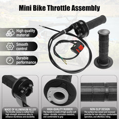 JXPANG 50-inch throttle cable for reliable routing and quick response.