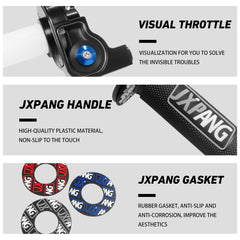 JXPANG see-through throttle cable box shows internal cable clearly