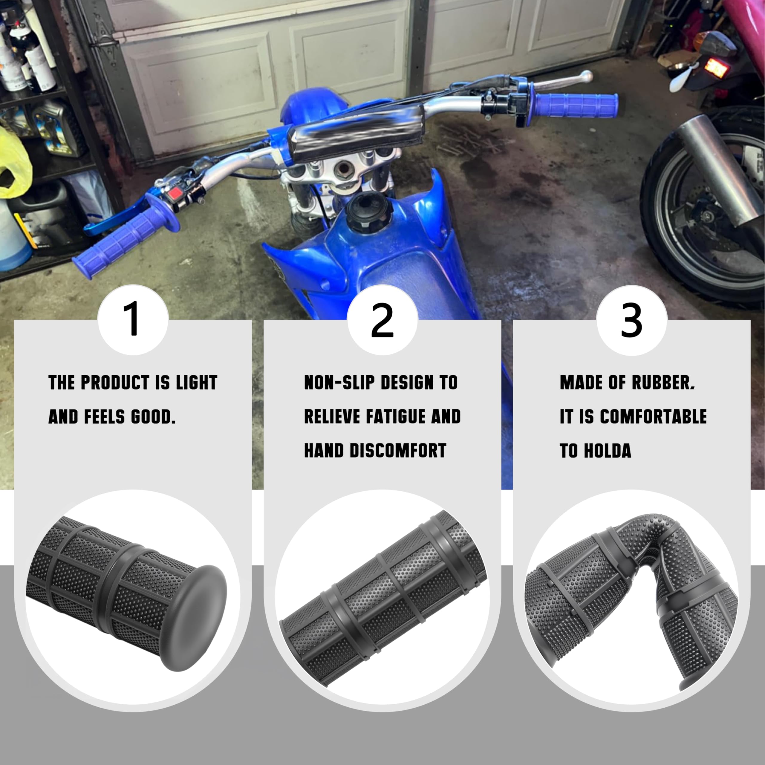 JXPANG seven-eighths 22mm fitment suits most dirt bikes.