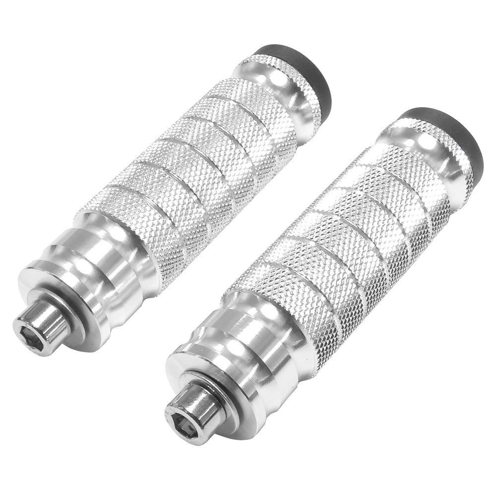 JXPANG universal 8mm foot pegs with anti-slip grooves for secure grip