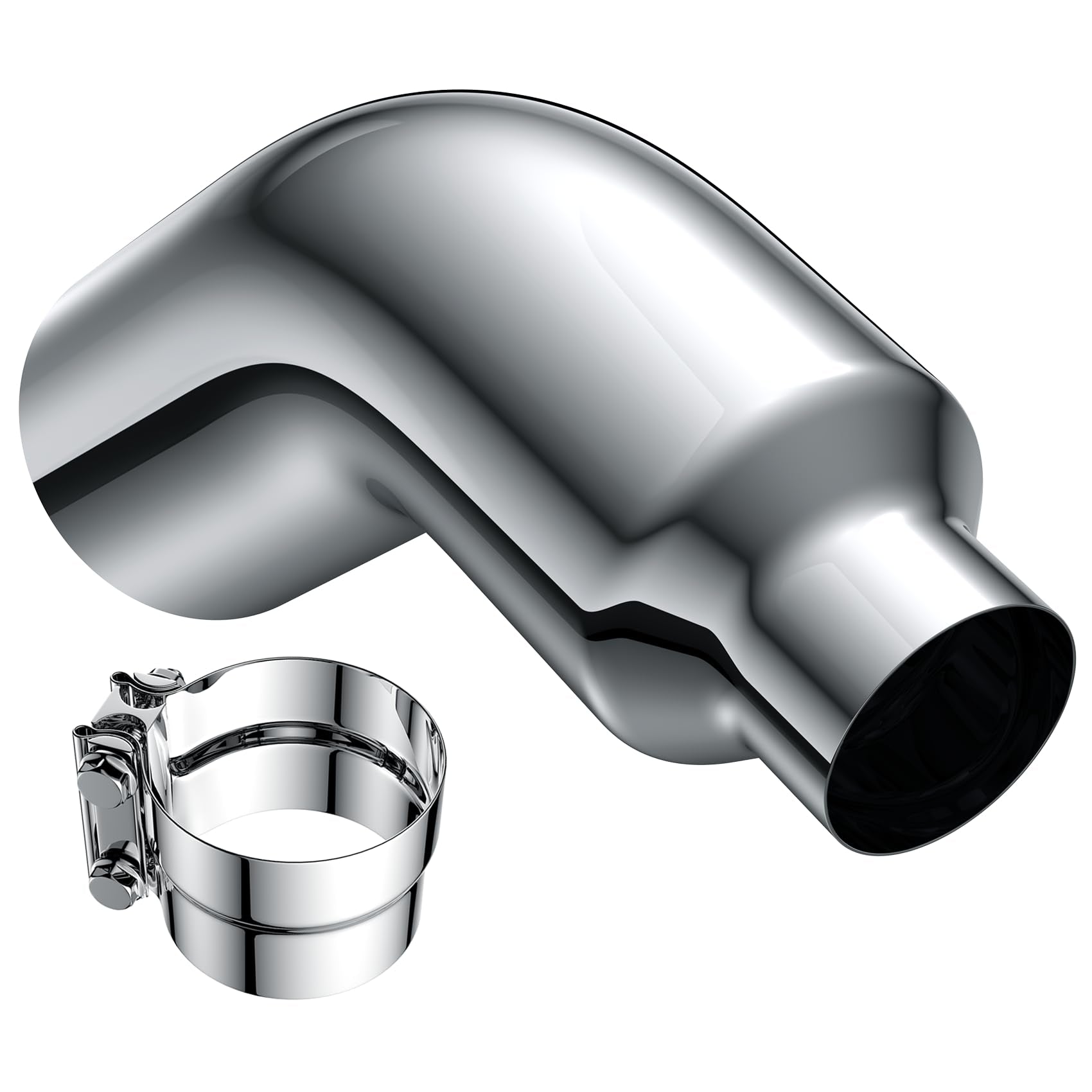 JY PERFORMANCE 5in ID diesel exhaust elbow tip for durable truck fit