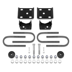 JY Performance 6-inch rear flip kit box with components for Chevy GMC C1500, ready for installation.
