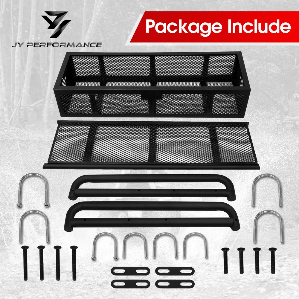 JY Performance ATV basket for fishing gear and outdoor outings