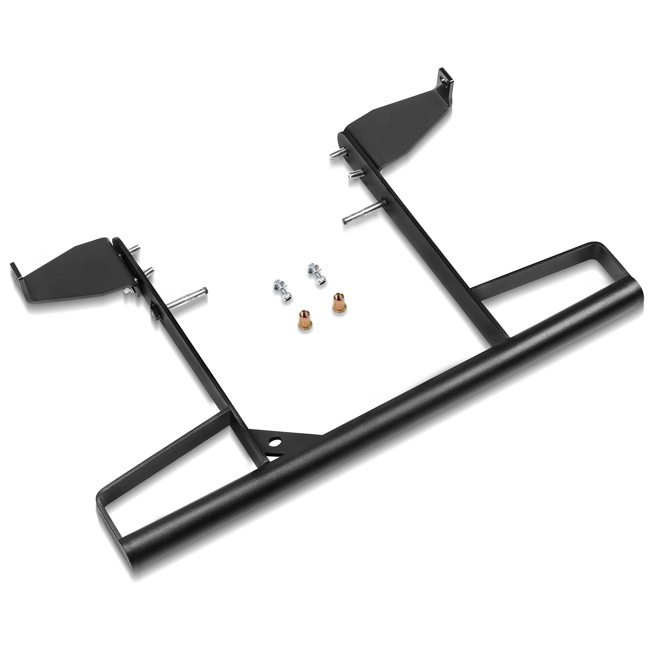 JY PERFORMANCE black powder-coated grab bar resists rust and mud for a clean look.