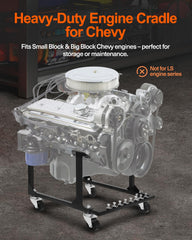 JY PERFORMANCE big-block cradle provides stable support for heavy Chevy motors