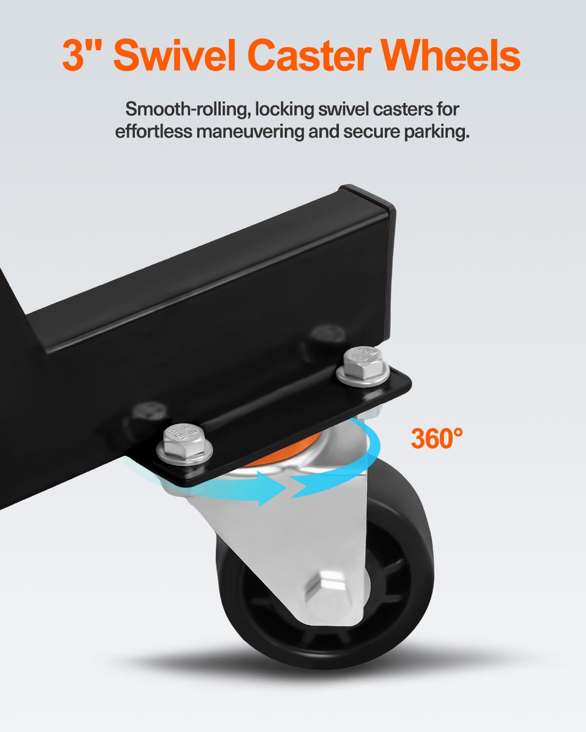 Compact design engine stand from JY PERFORMANCE saving workshop space.