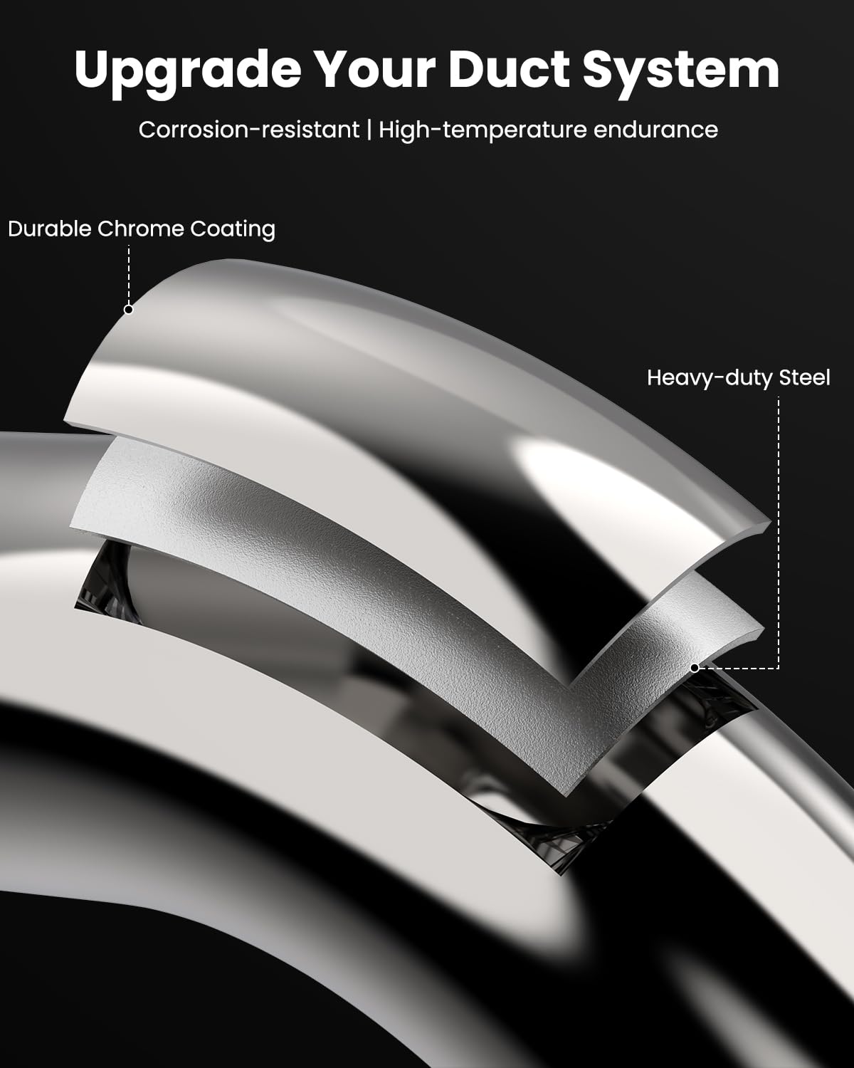 JY PERFORMANCE compatible with 4-inch inlet diesel exhaust systems for cars and trucks.