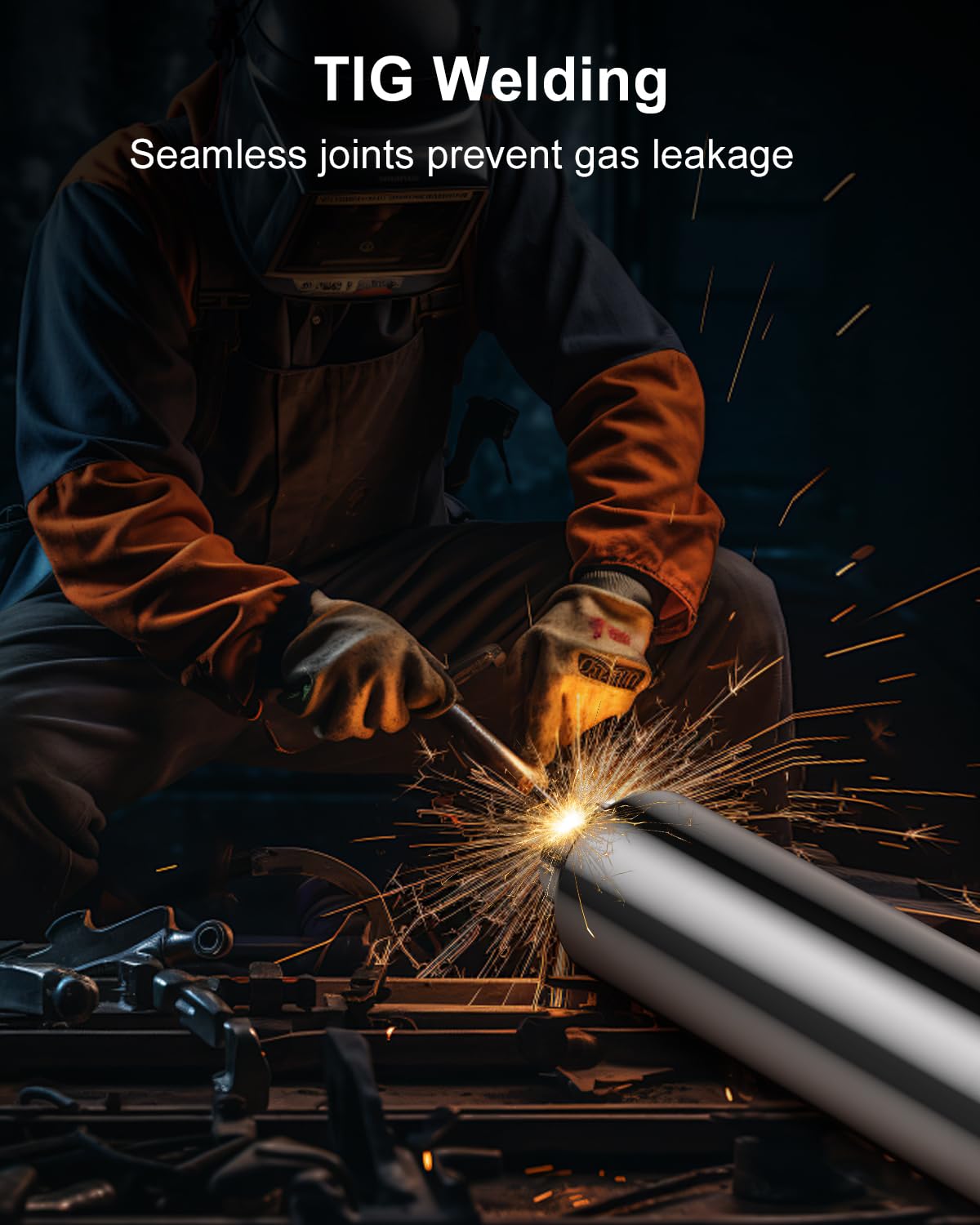 JY Performance muffler clamp included for secure installation