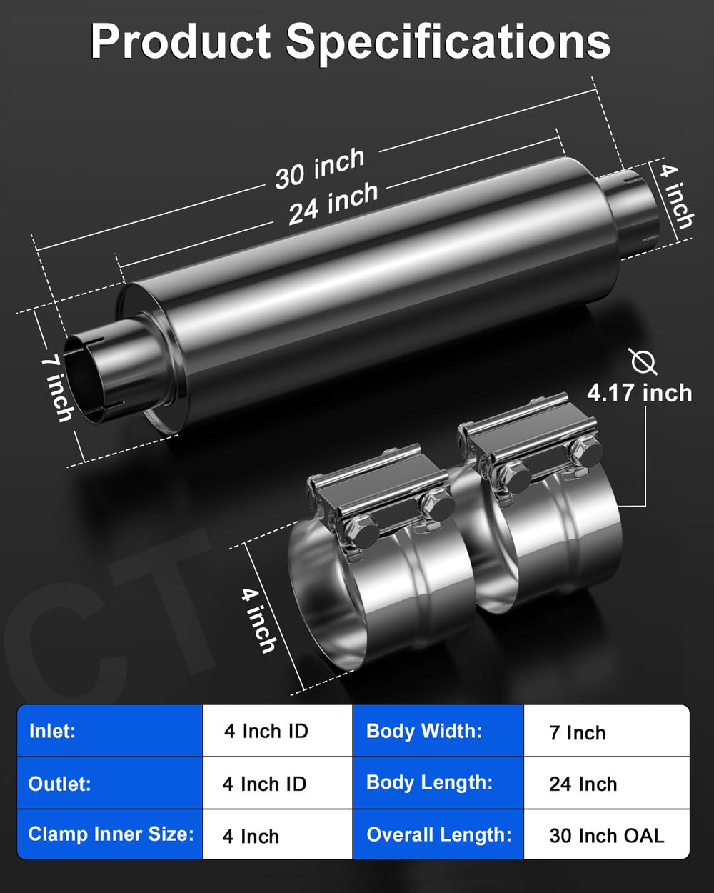 JY PERFORMANCE TIG-welded resonator adds durability and smooth tone