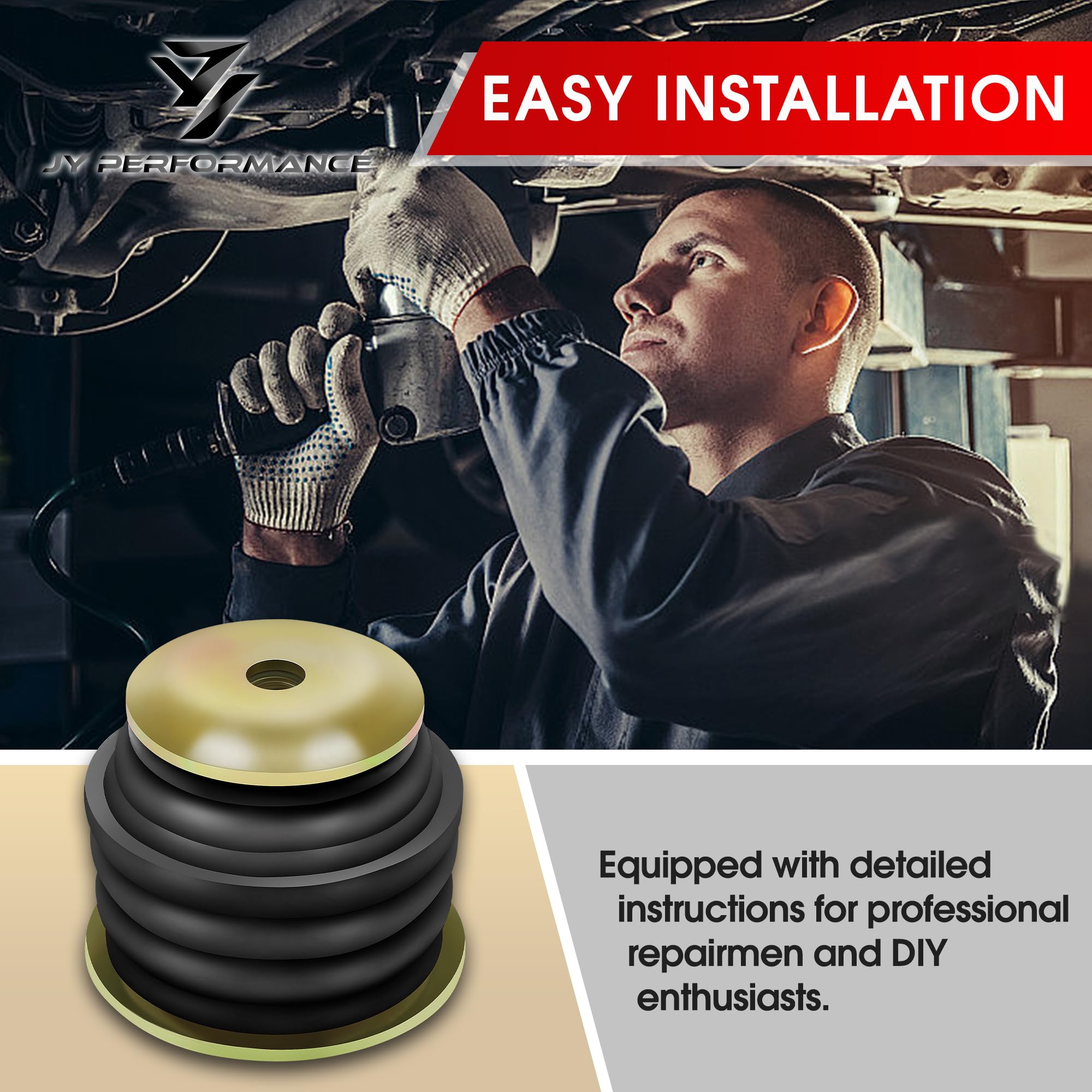 Installation guide KF04060BK facilitates easy fitment.