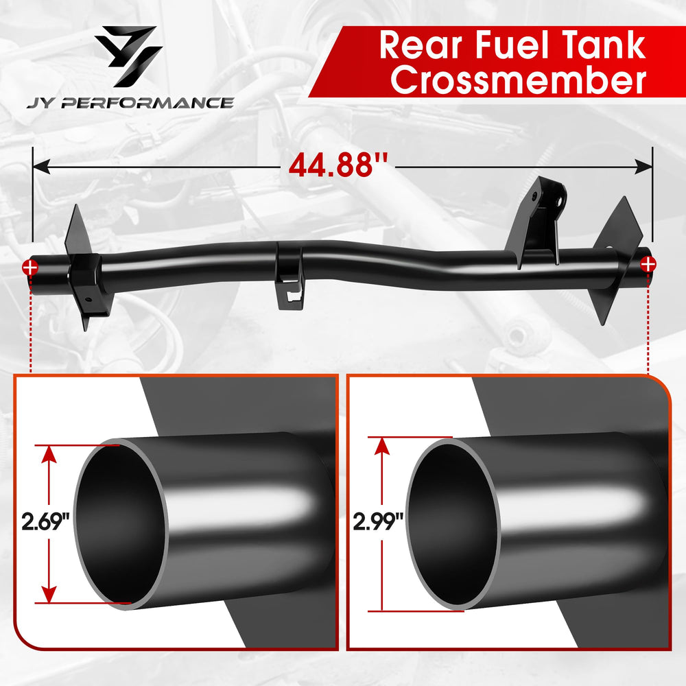 JY PERFORMANCE high-strength crossmember supports rear-end stability during heavy use