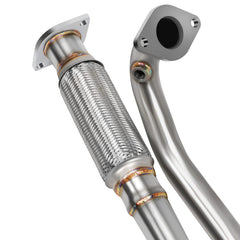 JY Performance integrated flex joint design absorbs engine movement and vibration.