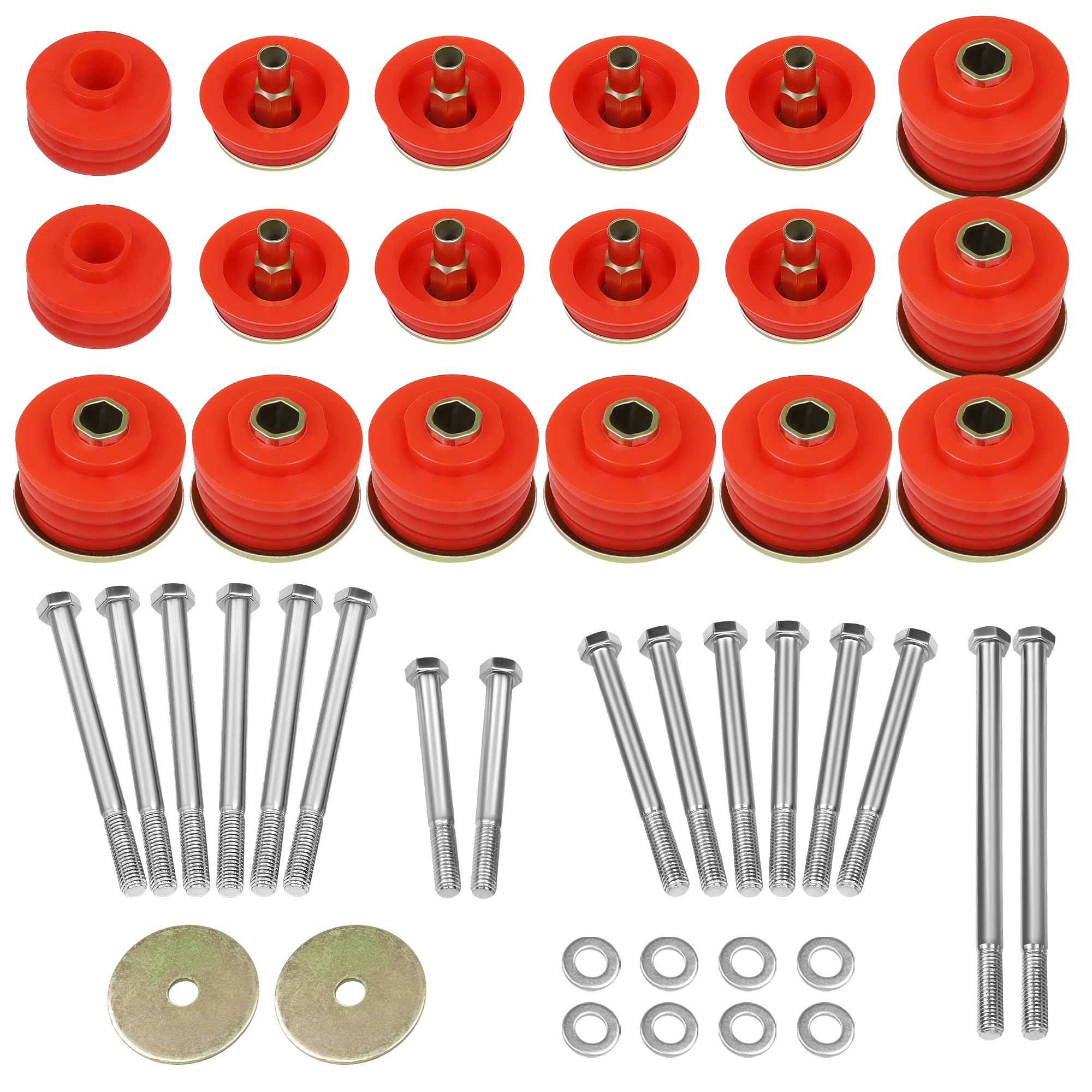JY PERFORMANCE KF04060BK red-coated kit maintains OEM-like appearance