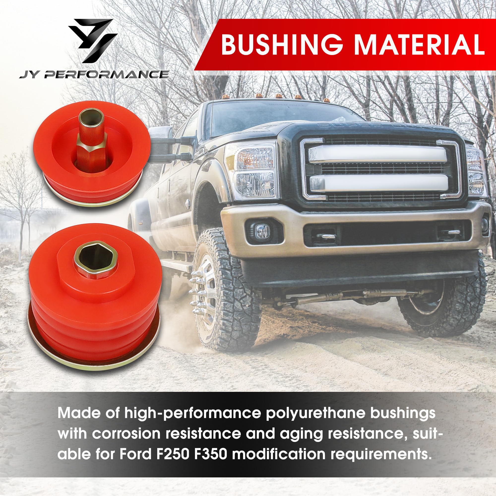 JY PERFORMANCE KF04060BK ride improvement through road vibration control