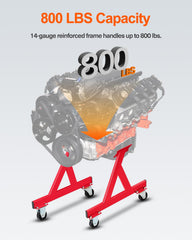 JY PERFORMANCE LS engine stand heavy-duty steel construction for durable engine support during tasks.