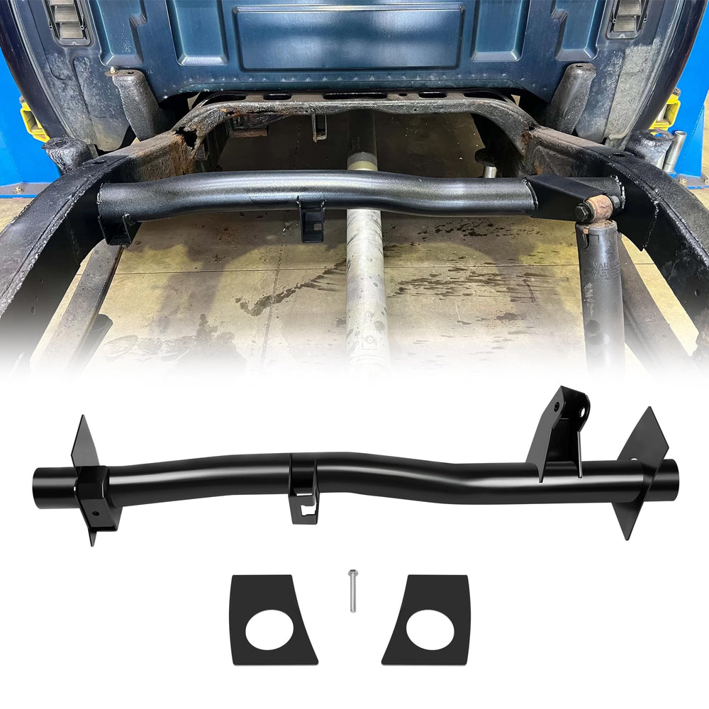 JY PERFORMANCE rear fuel tank crossmember assembly provides sturdy support for Silverado and Sierra