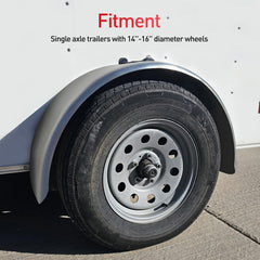 JY PERFORMANCE steel trailer fender durability withstands tough road conditions