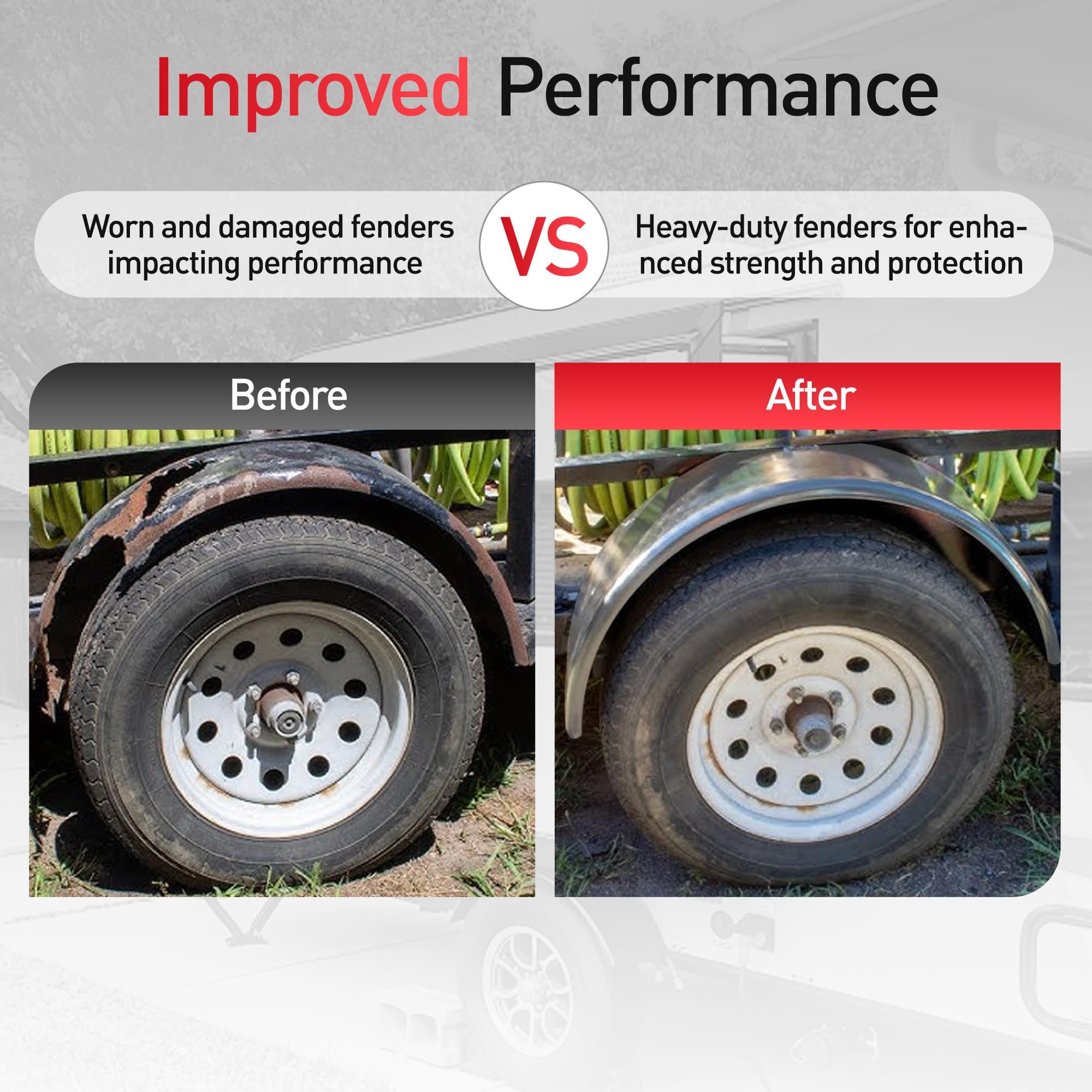 JY PERFORMANCE trailer fender-backer protects wheels from debris