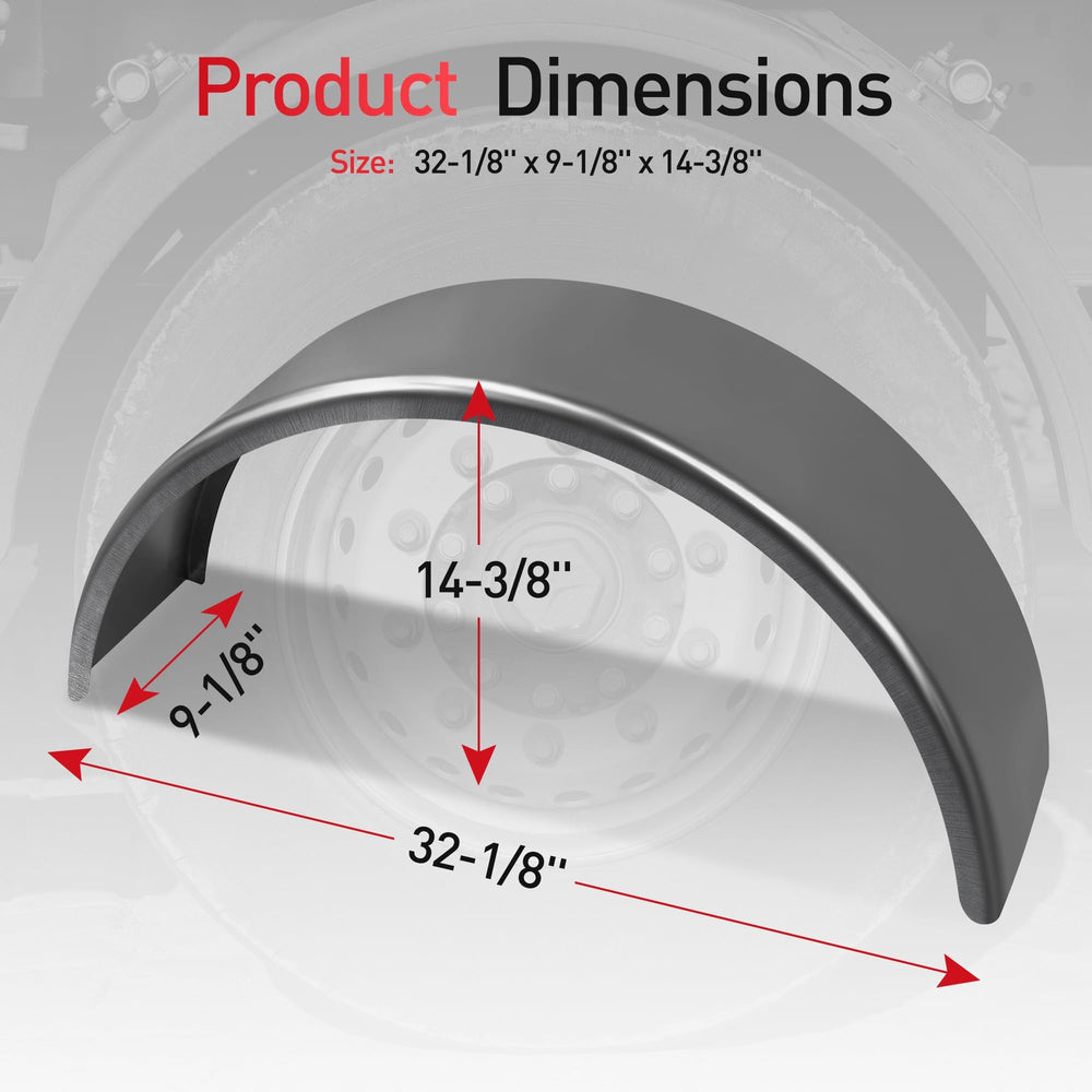 JY PERFORMANCE single-axle fenders install quickly and easily
