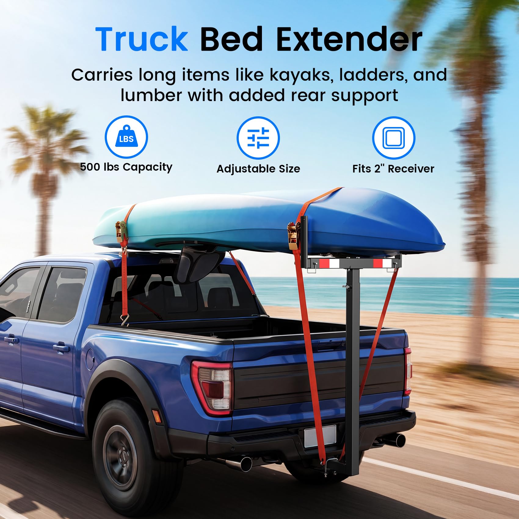 JY PERFORMANCE extender folded for compact storage after use