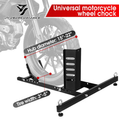 8-gauge steel construction provides durable support for motorcycles during transport