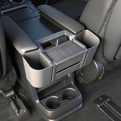 JYCDC Sienna rear center armrest storage box overview for quick access and organized cabin