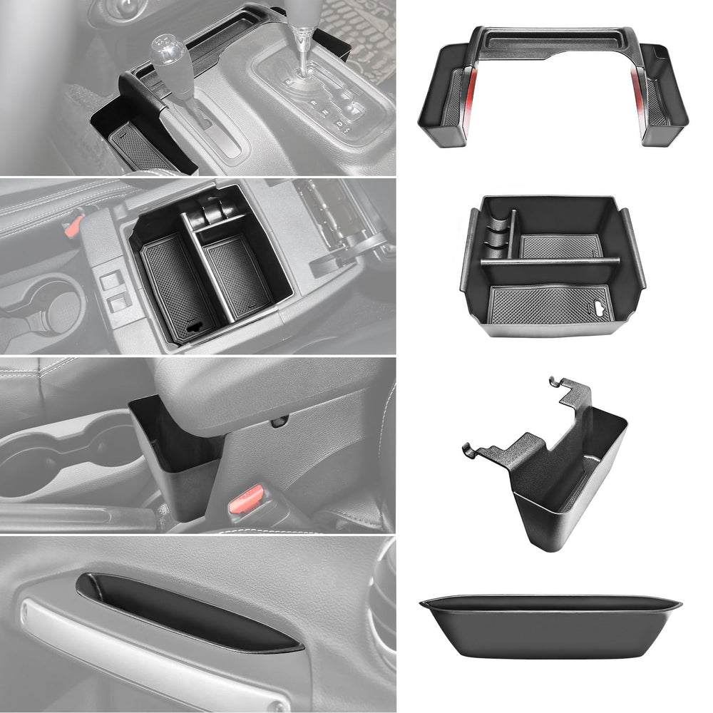 Jyduo armrest rear box adds back-seat storage for essentials.