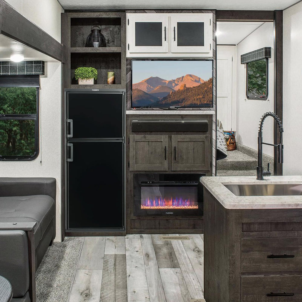 JYINCPED black camper fridge door handle designed for rugged RV use.