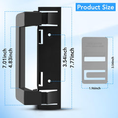 JYINCPED frosted door handle improves grip during use.