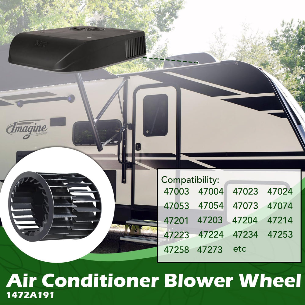 JYINCPED Coleman RV AC blower wheel installation for easier retrofits and improved airflow.